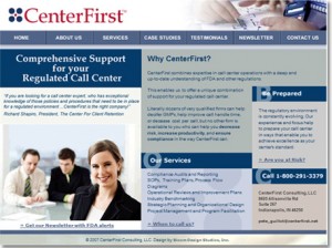 Center First Consulting Website Design
