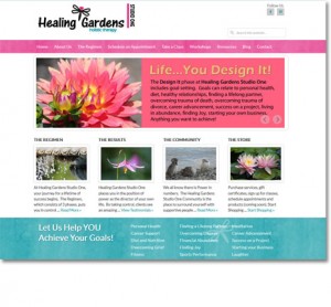 Healing Gardens WordPress Website Design