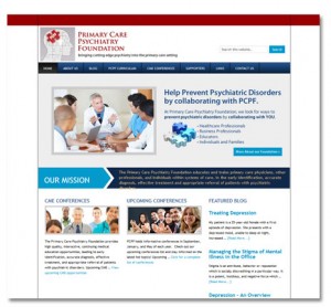 Primary Care Psychiatric Foundation WordPress Website Design