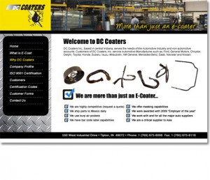 DC Coaters Website Design