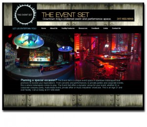 The Event Set Website Design