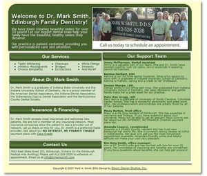 Dr. Mark Smith, DDS Website Desig