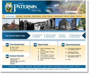 City of Paterson, NJ Website Design
