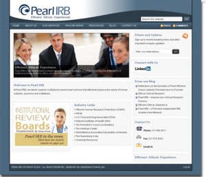 Pearl IRB WordPress Website Design and Development