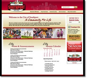 City of Southport Indiana Website Design
