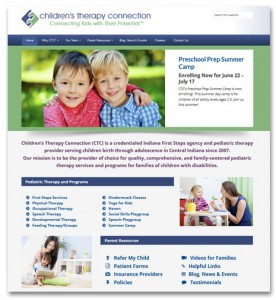 WordPress Website Design and Development - Children's Therapy Connection