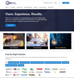 CEMI USA website design